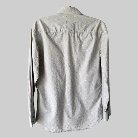 Bertigo  Textured Dots Cotton Button Down Casual Shirt - Picture 2 of 13